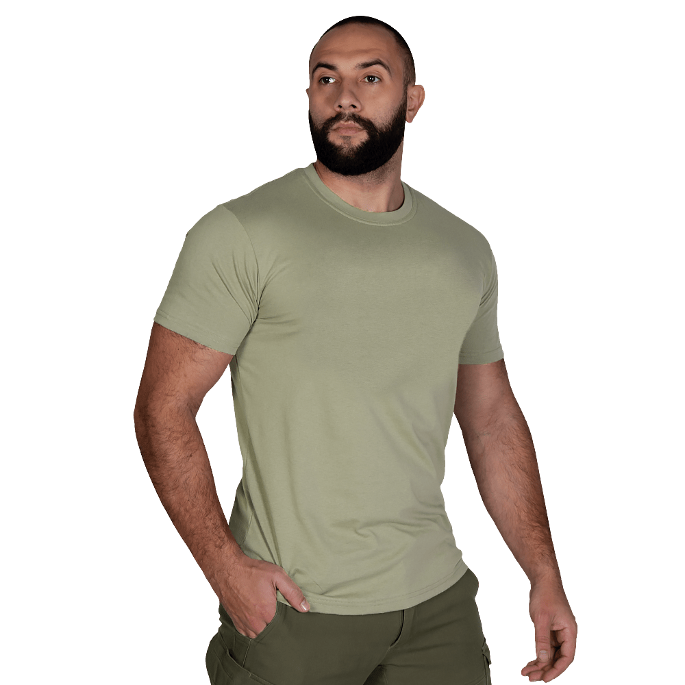 Футболка Bavovna Camotec. Cotton. Світла олива