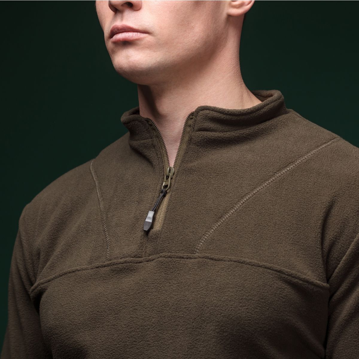 Флисовая тактическая кофта Garrison Fleece Ranger Green. Temperature control, polyester 3