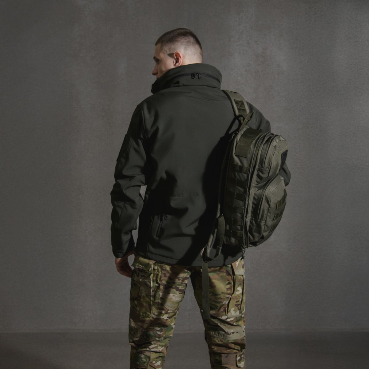Куртка тактична Softshell Hawk Jacket. Захист від вітру та вологи.  Олива 2