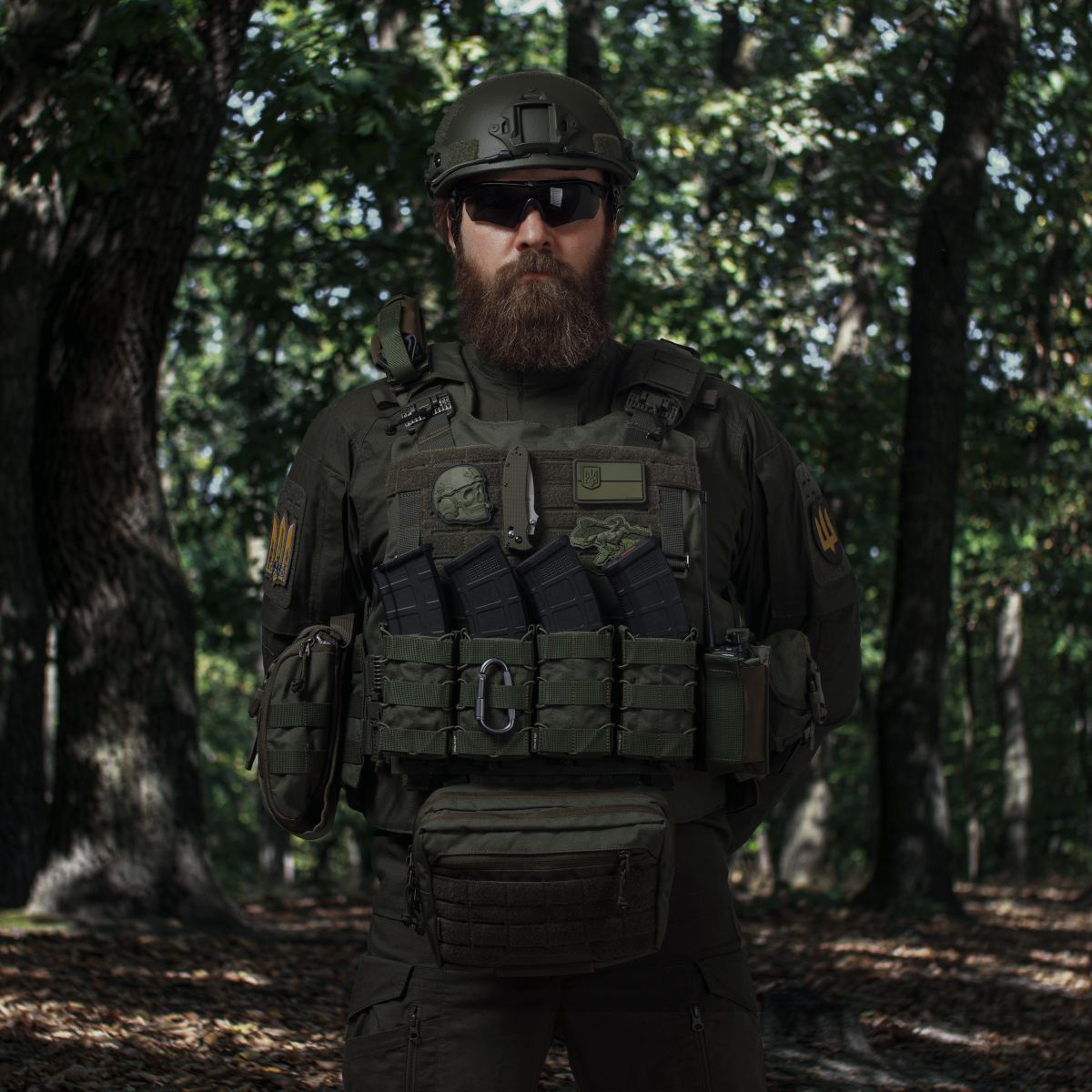 Сумка-напашник PRO 2-го класса защиты. Размер XL (19х26 см). Материал Cordura 1000. Олива 4
