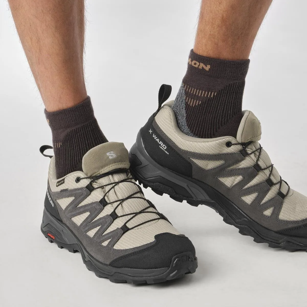 Трекінгові кросівки Salomon X Ward Leather Gore-Tex®. Сірий 6