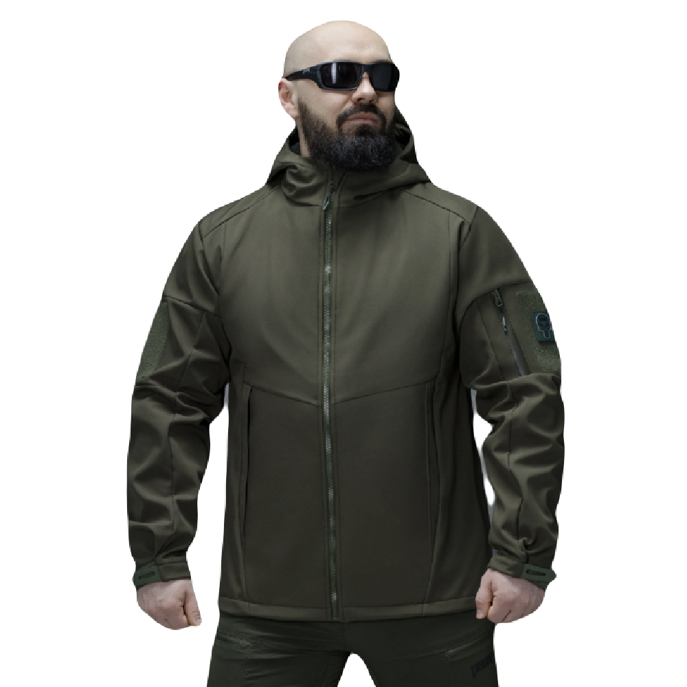 Куртка тактическая Softshell Bezet Робокоп Gen III. Олива