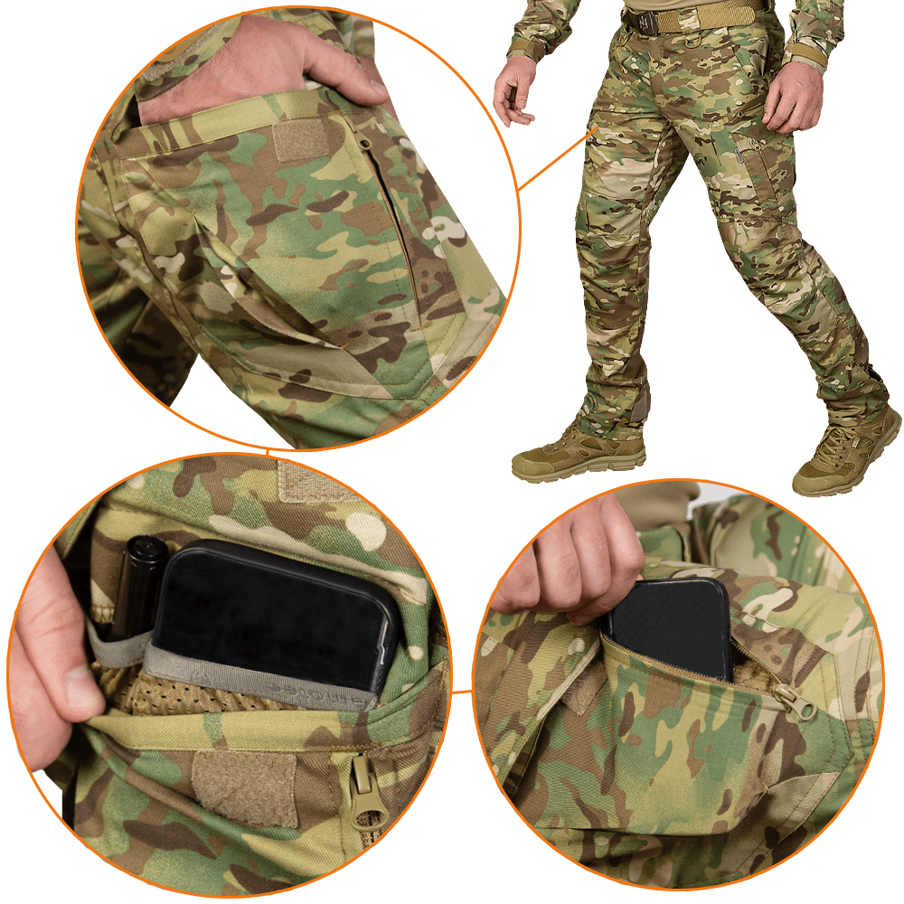 Штани тактичні карго Герць 2.0 Twill Camotec. Мультикам 6