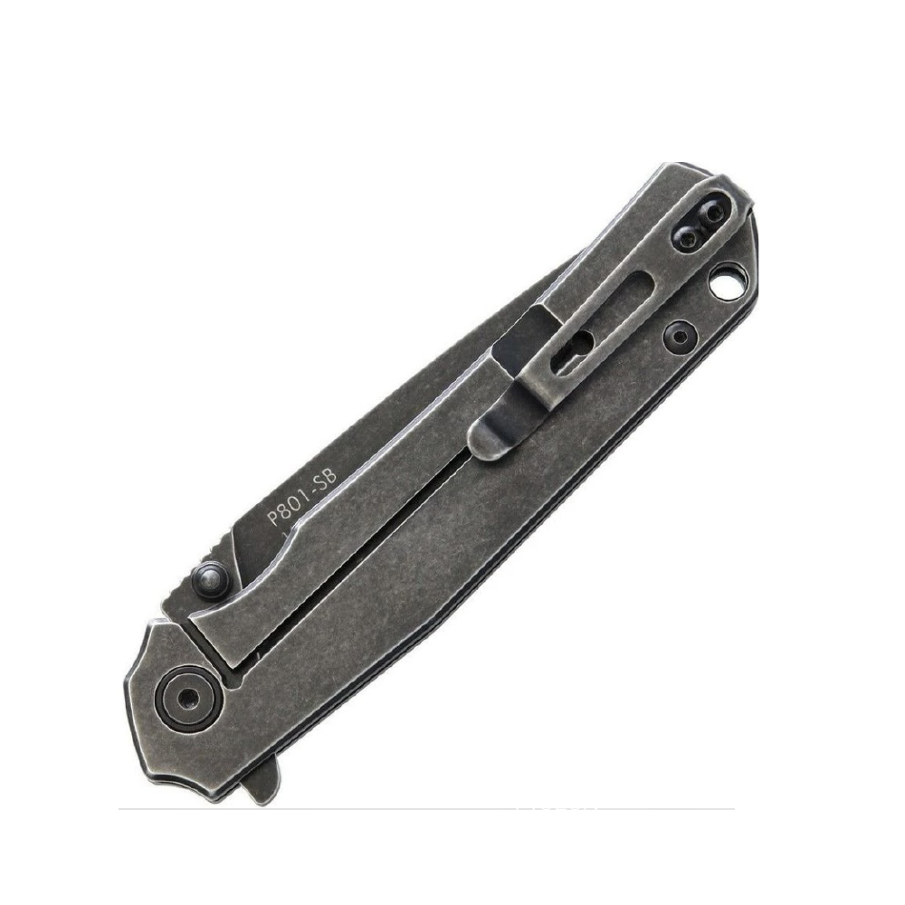 Нож складной Ruike P801-SB. Нержавеющая сталь. Черный 2