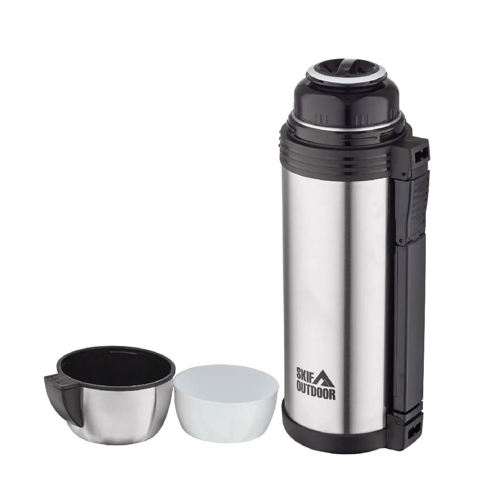 Термос кемпинговый SKIF Outdoor Caravanner Silver. Нержавеющая сталь, 2 л. 3