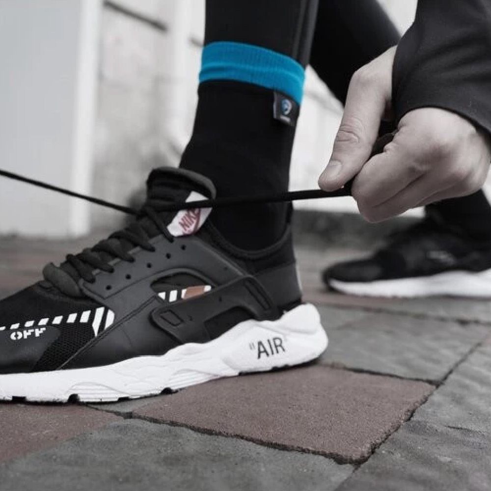 Водонепроницаемые носки Dexshell Running Lite Socks. Синие полоски 8