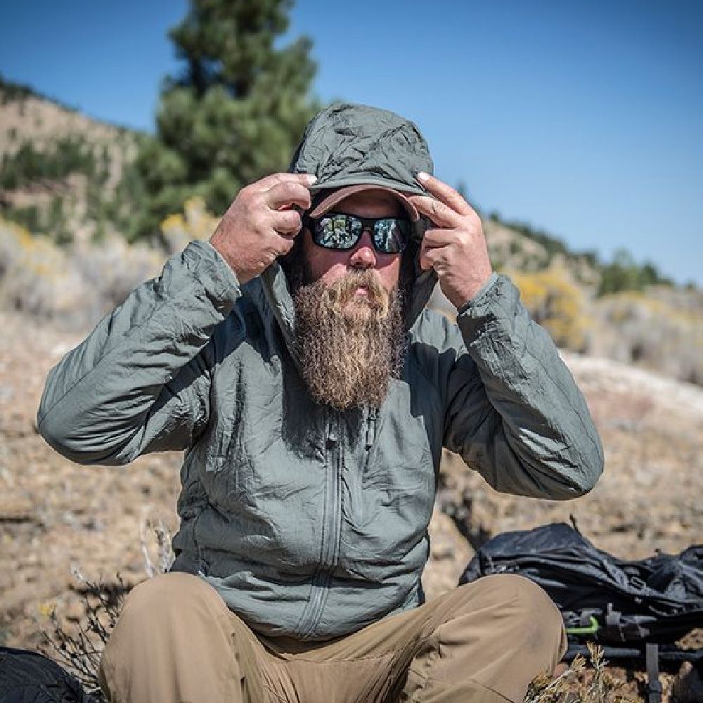 Куртка Helikon-Tex Wolfhound Hoodie – Desert Night Camo. Climashield® 9