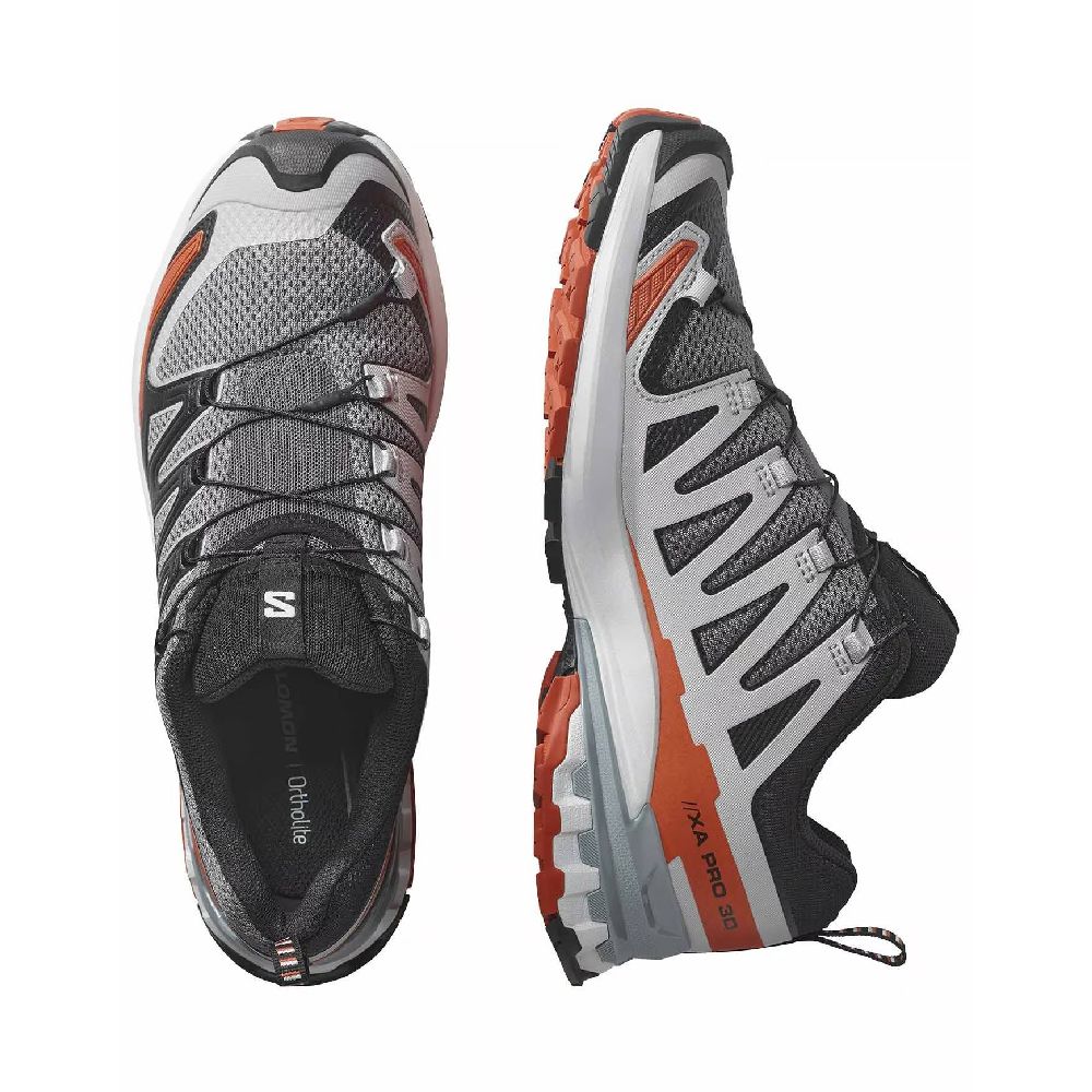 Треккинговые кроссовки Salomon® XA Pro 3D V9. Castlerock/Black/Burnt Ochre 2