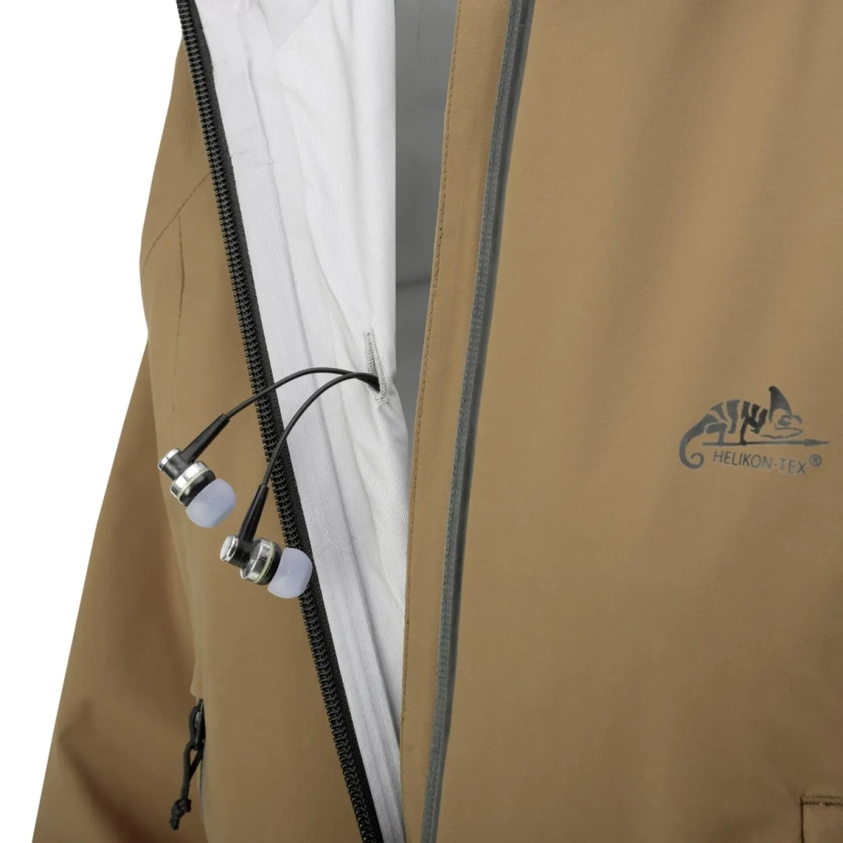 Куртка Helikon-Tex Squall Hardshell – Coyote. Захист від дощу та снігу 13