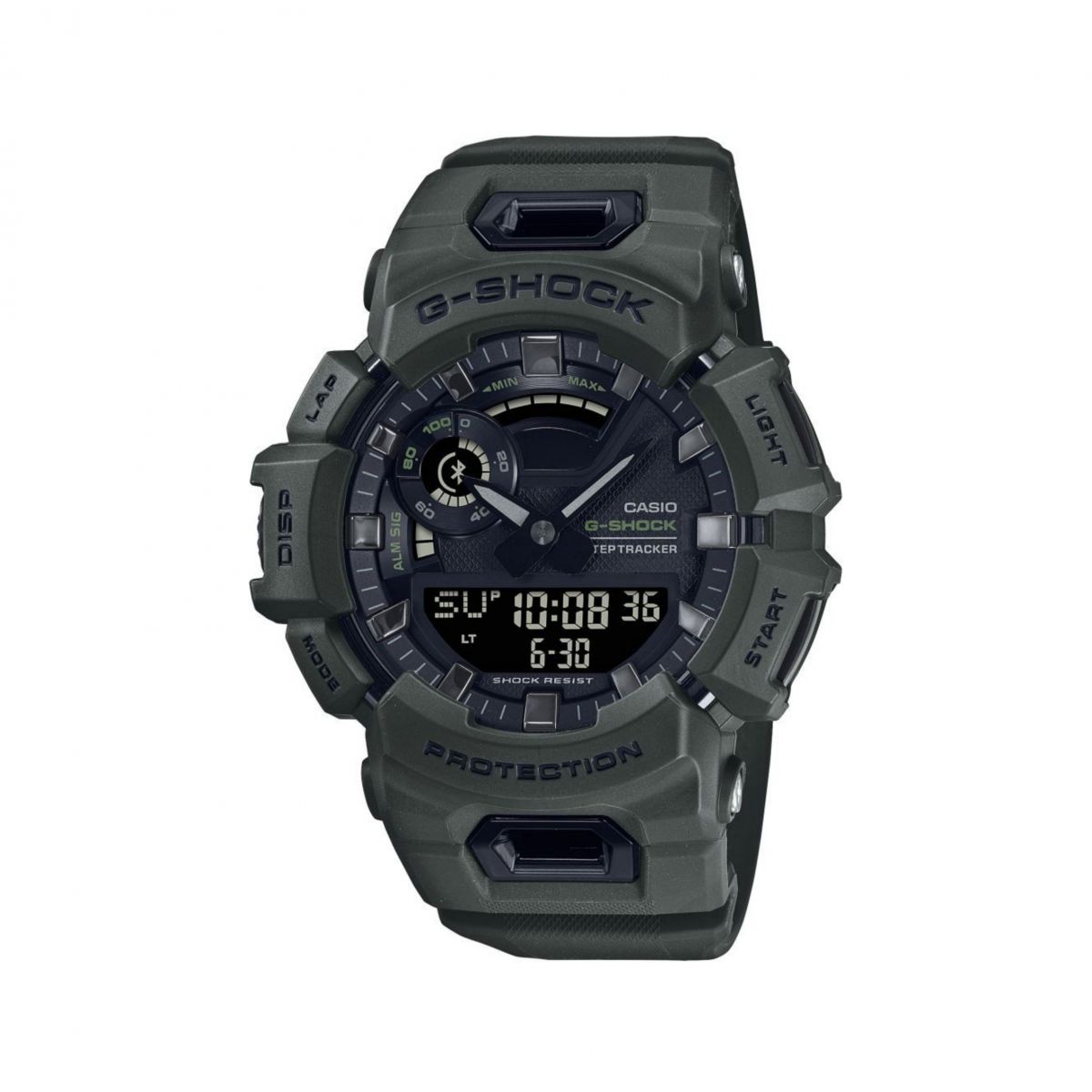 Тактические часы Casio G-SHOCK GBA-900UU с водостойким корпусом. Олива