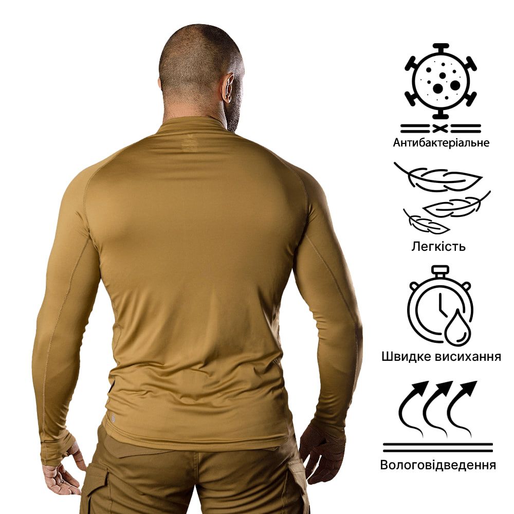 Кофта-лонгслив Thorax Pro LVL1 SJ, Camotec. Койот 3