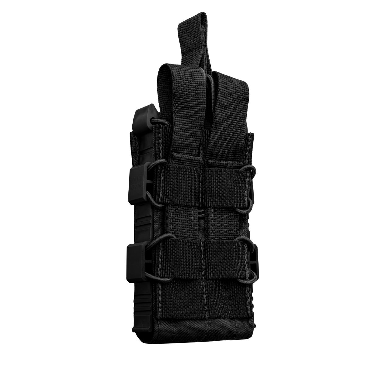 Подсумок одинарный пластиковый для магазина АК/AR. Черный 4