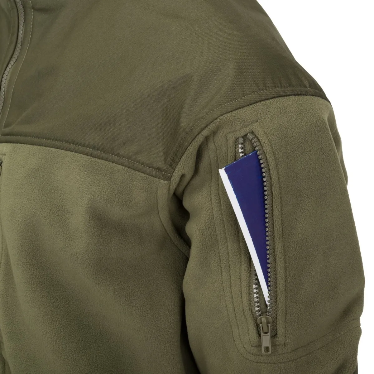 Флісова куртка Helikon-Tex Classic Army. Колір Olive Green / Зелена олива 4