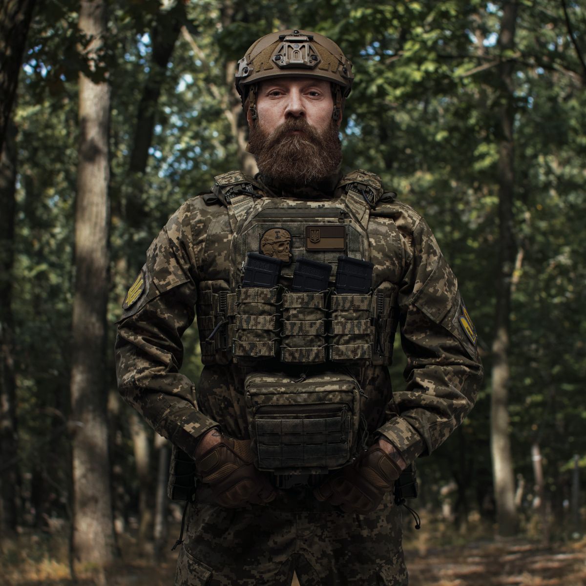 Сумка-напашник PRO 2-го класса защиты. Размер L (16х22 см). Материал Cordura 1000. Пиксель (мм-14) 3