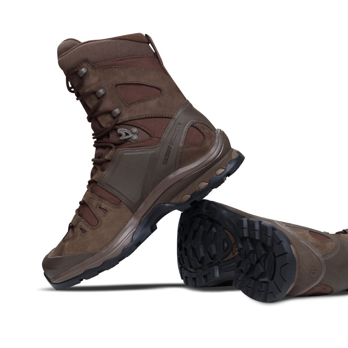 Берцы Salomon Quest 4D Forces High Gore-Tex®. Коричневый 4