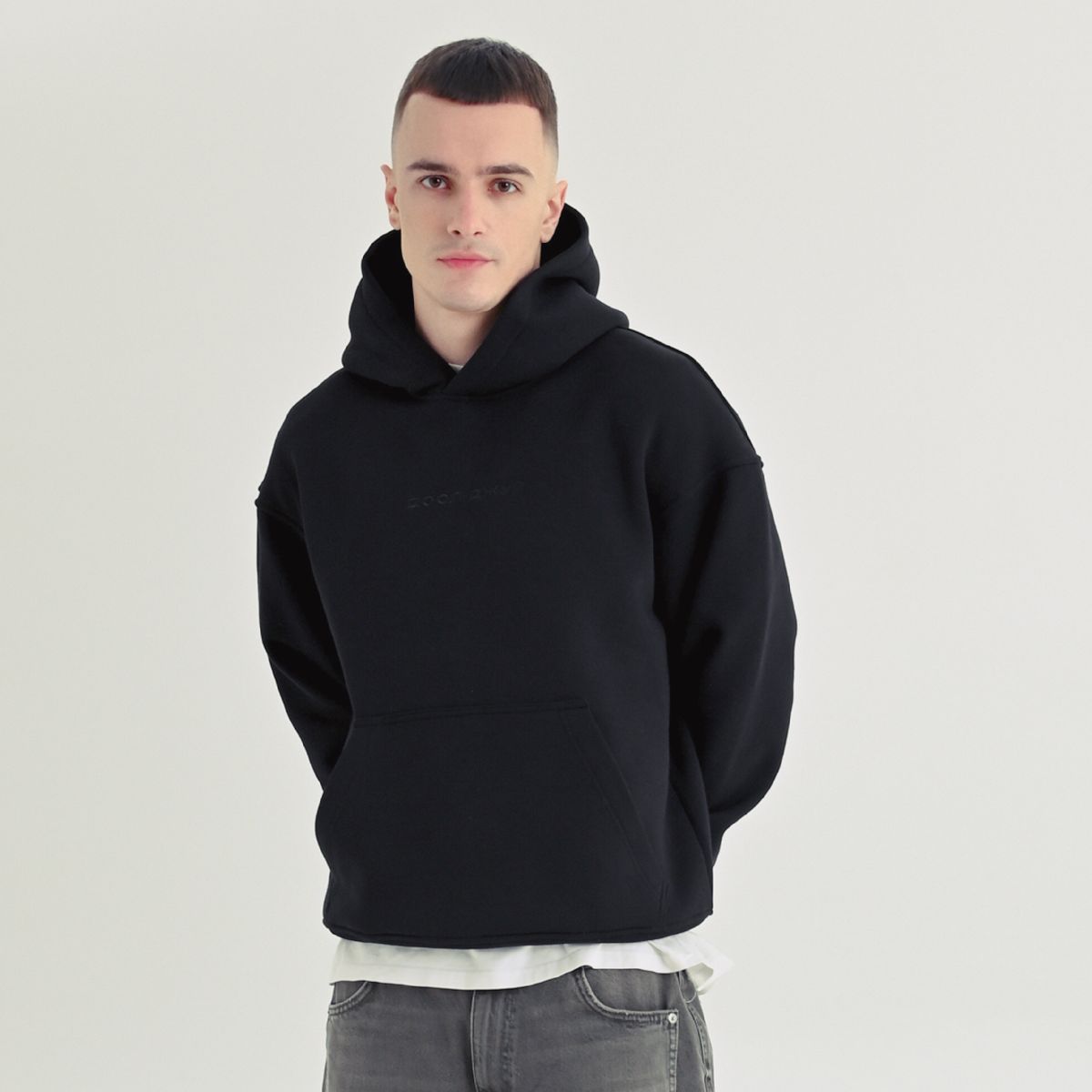 Худи «Исследуй» от Rift. Oversize. Черный 2