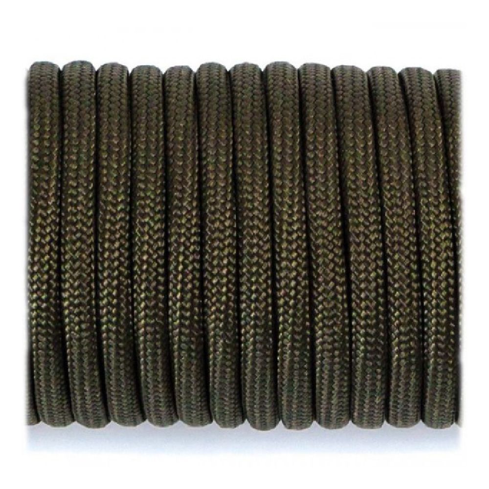 Веревка Paracord 550 типа III. Длина 10 м. Нагрузка до 250 кг. Цвет Олива