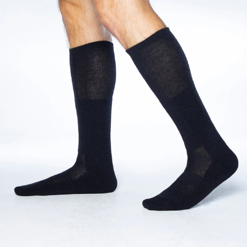 Носки зимние Covert Threads Wool Beast OTC из мериносовой шерсти. Black 6