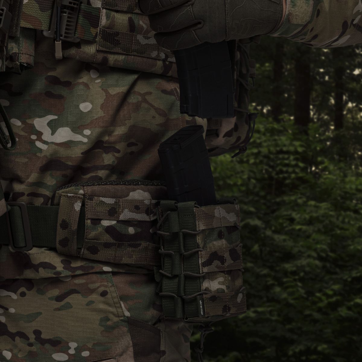Подвійний підсумок під магазини АК/АR (тканевий). Мультикам 4