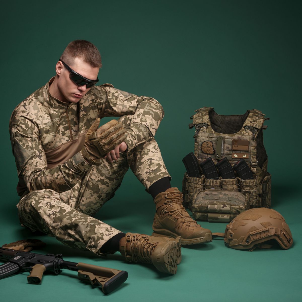 Комплект тактической одежды Base Uniform Set (B.U.S.). Пиксель (мм-14) 7