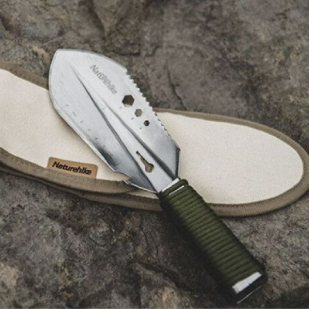 Лопата многофункциональная Naturehike NH20GJ001. Паракорд/нержавеющая сталь 2