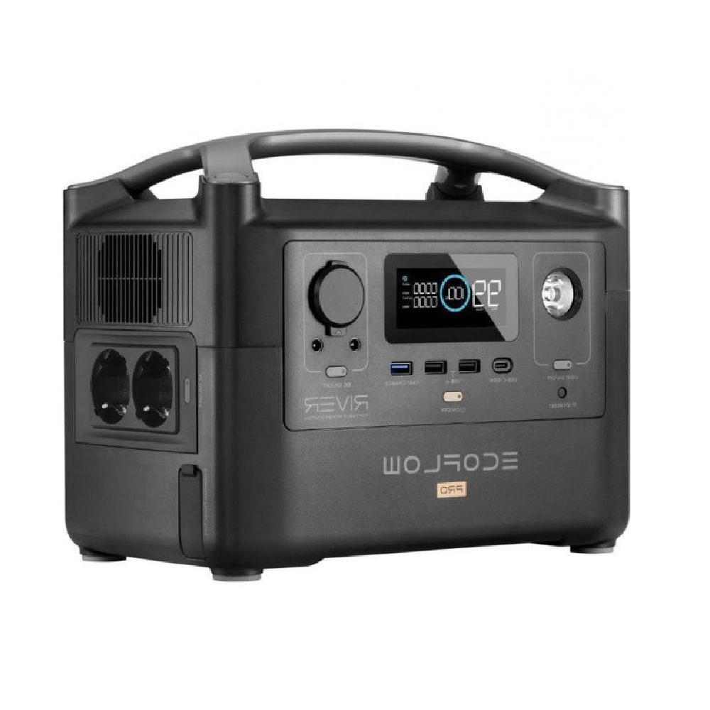 Зарядная станция EcoFlow River Pro 720 Вт-ч/1200 Вт. Черный 2