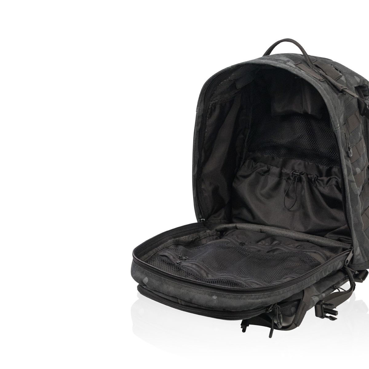 Тактичний рюкзак RANGER на 40 л. Мультикам чорний. CORDURA 1000 8