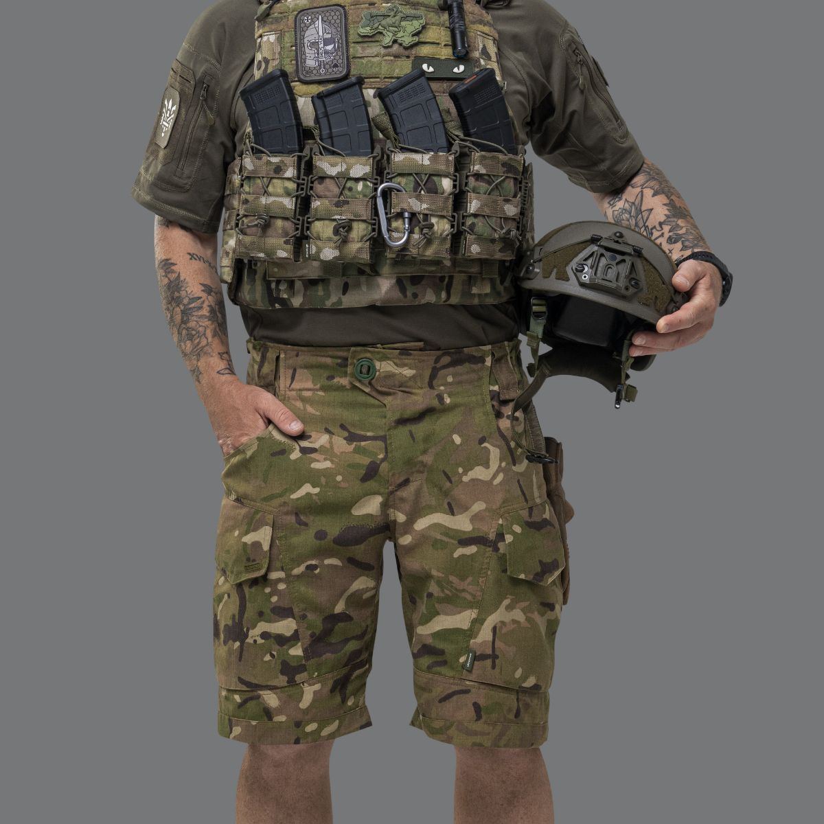 Шорты тактические BDU Shorts I. Cotton and polyester. Мультикам 6