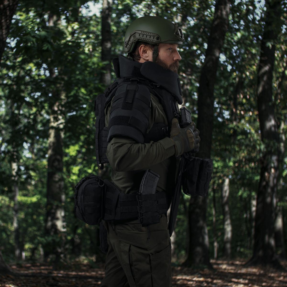 Сумка-напашник PRO. Размер L (16х22 см). Материал Cordura 1000. Черный 7