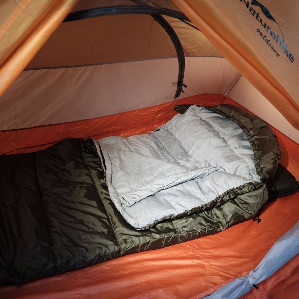 Спальний мішок Naturehike U350 (від 1°C до -13°C). Правий. Олива 4