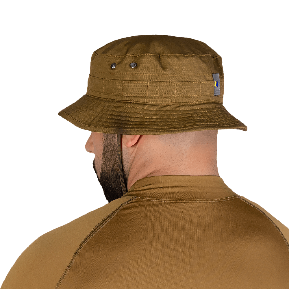 Панама тактическая Boonie 2.0 Twill Camotec. Хлопок и полиэстер. Койот 2