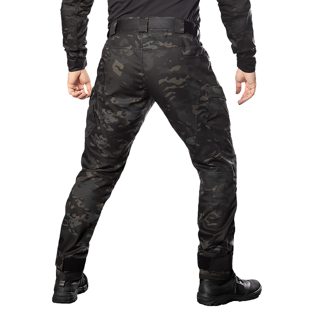 Штани тактичні карго Герць 2.0 Twill Camotec. Чорний мультикам 7