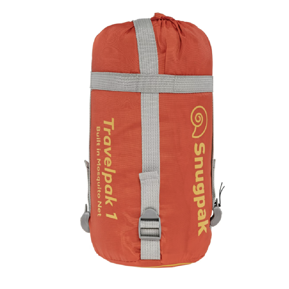 Спальный мешок Snugpak Travelpak 1 (от +2°C до +7°C), левый. Красный 5