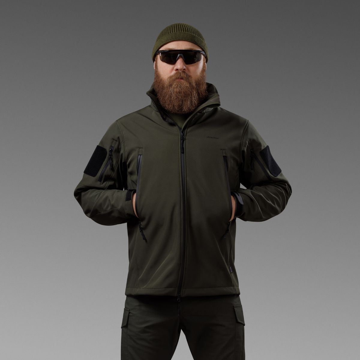 Куртка тактична Softshell Hawk Jacket. Захист від вітру та вологи.  Олива 3