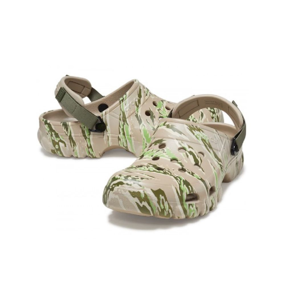 Кроксы сабо Crocs Offroad Sport Camo Clog (Cobblestone). Светлый камуфляж 2