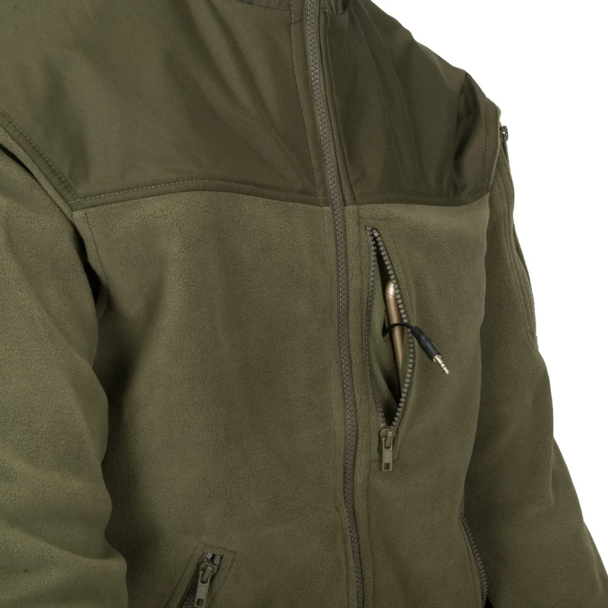 Флісова куртка Helikon-Tex Classic Army. Колір Olive Green / Зелена олива 6