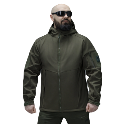 Куртка тактическая Softshell Bezet Робокоп Gen III. Олива