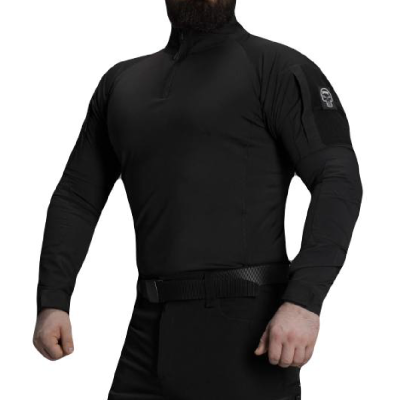 Боевая рубашка Bezet Combat. Polyester and Lycra. Черный