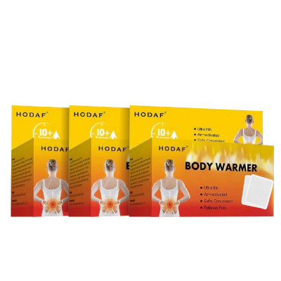 Комплект химических грелок Hodaf Body Warmer для тела, 10х13 см (до 10 часов). 3 упаковки