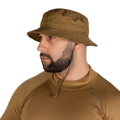 Панама тактическая Boonie 2.0 Twill Camotec. Хлопок и полиэстер. Койот