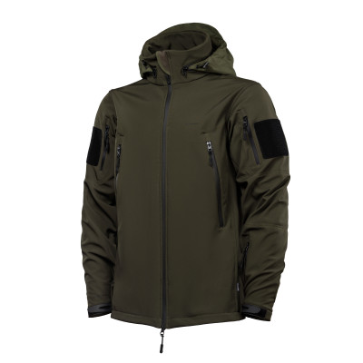 Куртка тактическая Softshell Hawk Jacket. Защита от ветра и влаги.  Олива