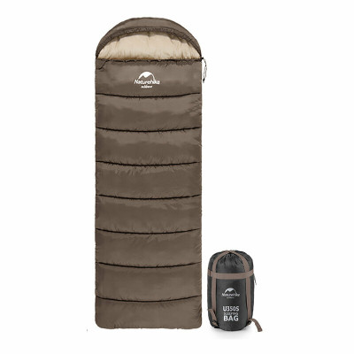 Спальный мешок Naturehike U350 (от 1°C до -13°C). Правый. Коричневый
