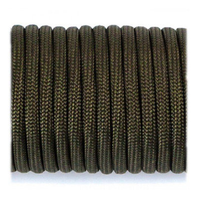 Веревка Paracord 550 типа III. Длина 10 м. Нагрузка до 250 кг. Цвет Олива