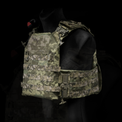 Плитоноска Malva L/XL под бронеплиты 27.2х36 см. Пиксель (мм-14)