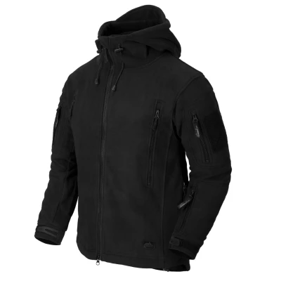 Флісова куртка (товстий фліс) Helikon-Tex Patriot. Чорний