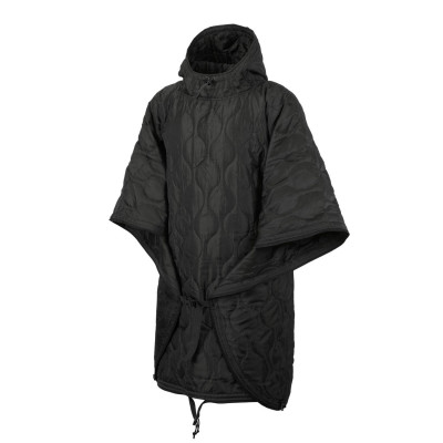 Пончо с утеплителем Helikon-Tex Swagman Roll Basic. Цвет Black / Черний