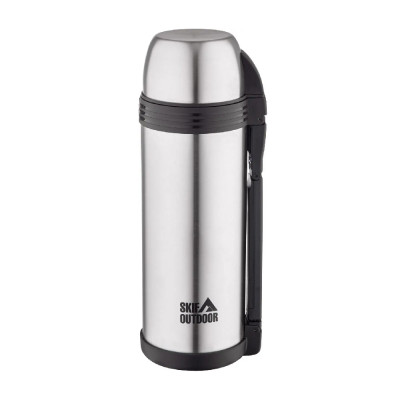 Термос кемпинговый SKIF Outdoor Caravanner Silver. Нержавеющая сталь, 2 л.