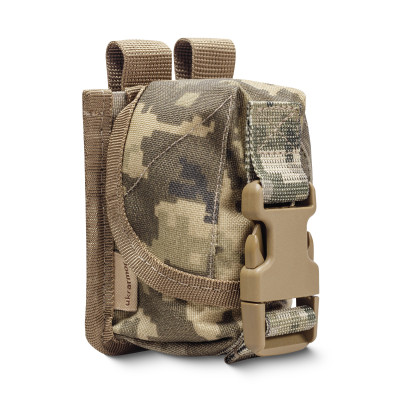 Подсумок под гранату. Крепление Molle. Cordura 1000. Пиксель (мм-14)