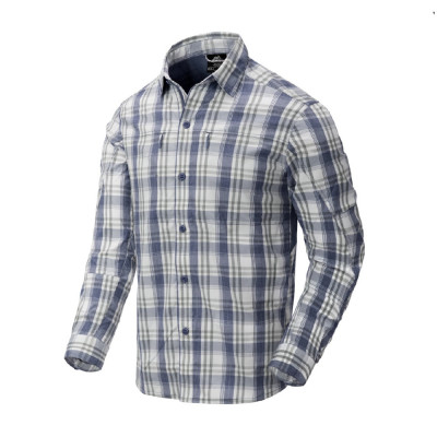 Рубашка Helikon-Tex Trip (нейлоновая смесь). Indigo Plaid