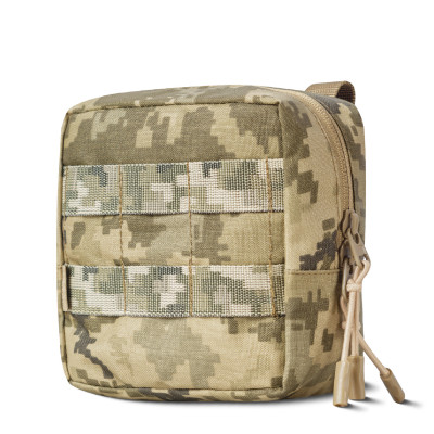 Подсумок утилитарный S. Крепление Molle. Cordura 500D. Пиксель (мм-14).